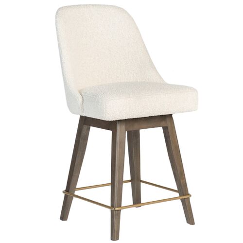 Henry Bar Stool, Warm Cotton