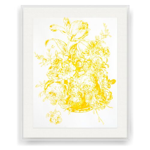 Thomas Little, Yellow Flowers II in Acrylic~P77624950