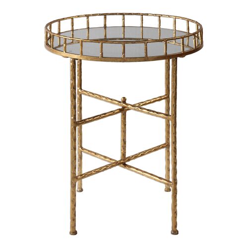 Alberto Accent Table, Gold