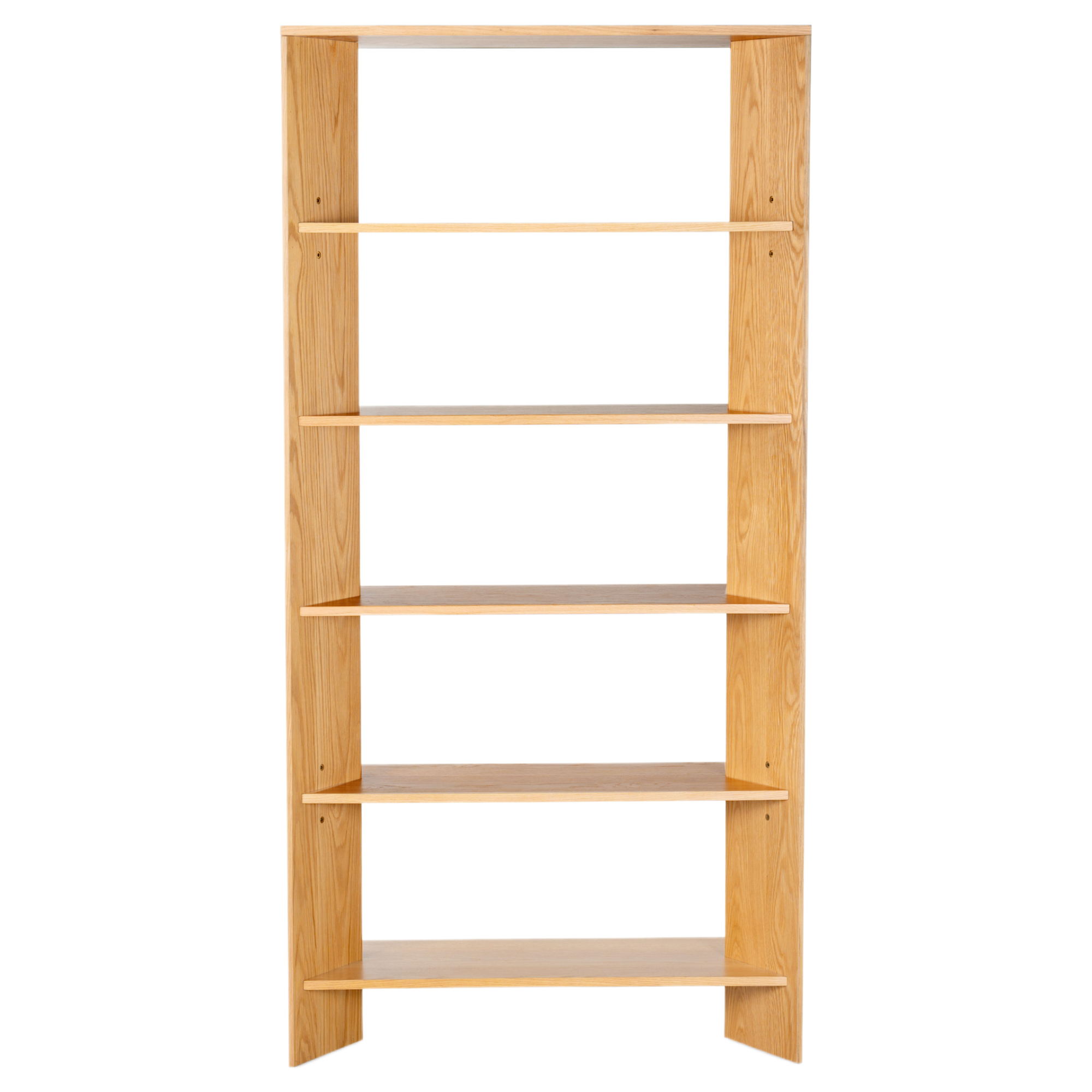Adricksen Forged Iron 5-Shelf Bookshelf, Brass | One Kings Lane