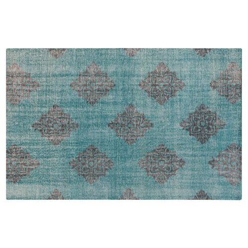 Zana Flat-Weave Rug, Blue~P76479203