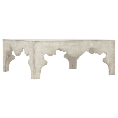 Boheme Flanders Square Cocktail Table, Ivory