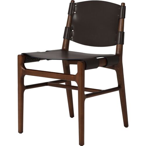 Kent Dining Chair, Espresso Leather~P111118799