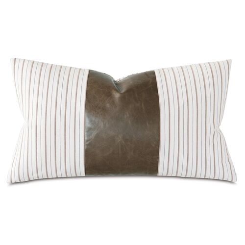 Emily 15x26 Lumbar Pillow, Taupe~P77600618
