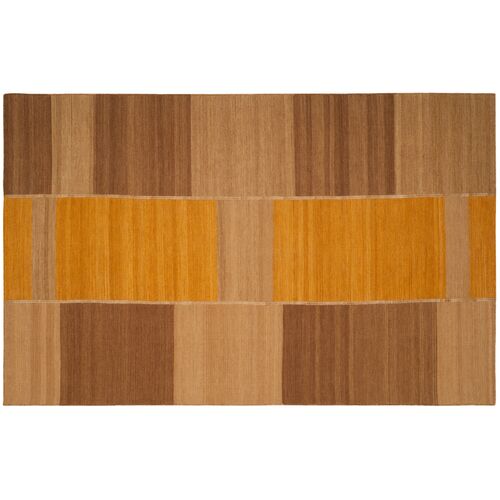 Nara Hand Woven Wool Rug, Beige