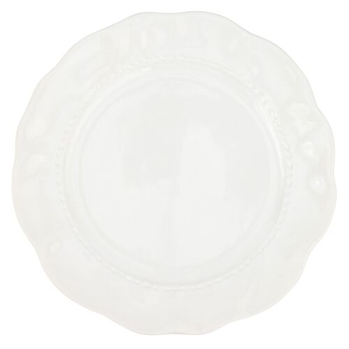 Giorno Dinner Plate, White