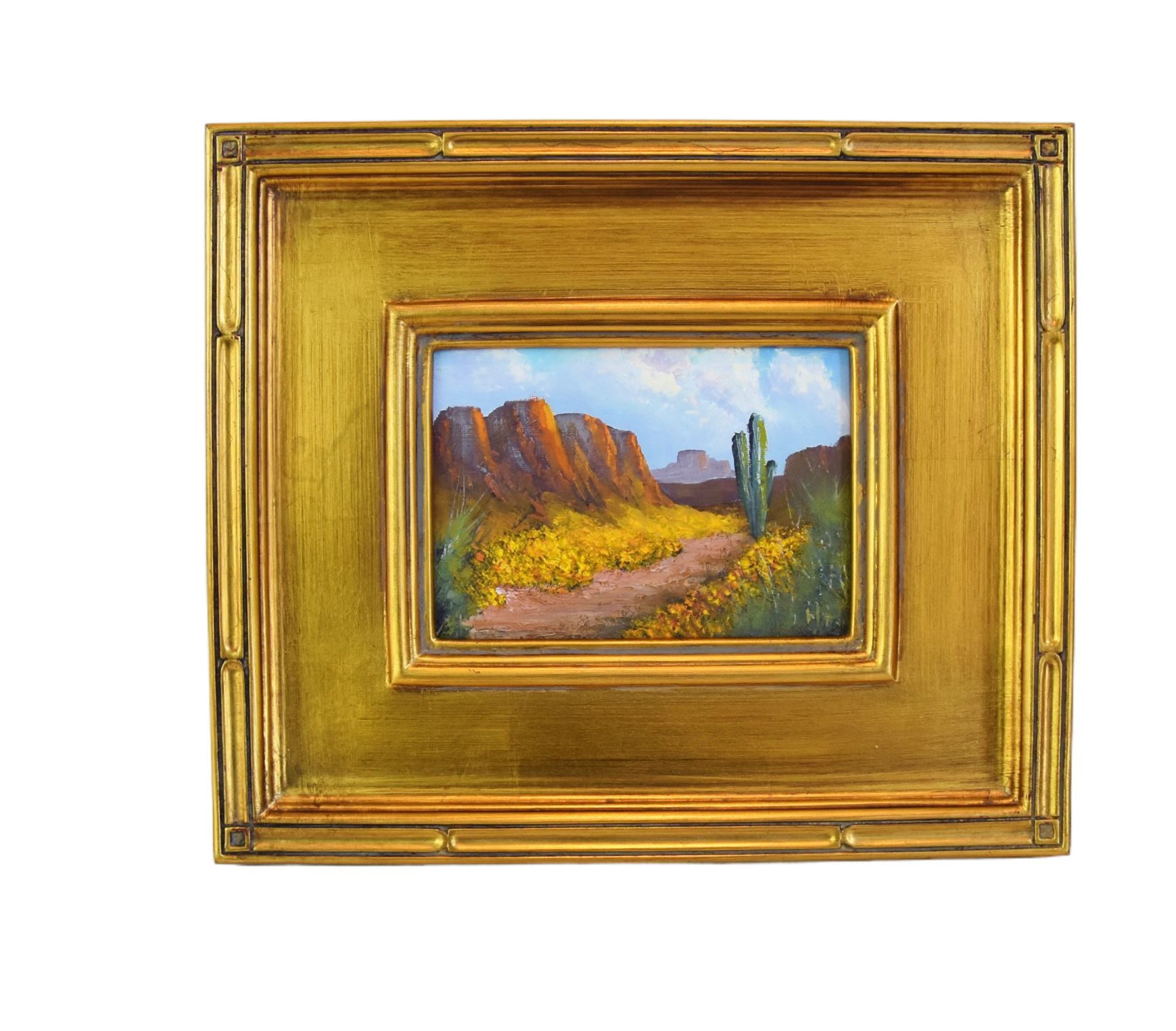 Southwestern Canyon Landscape Painting~P77688551