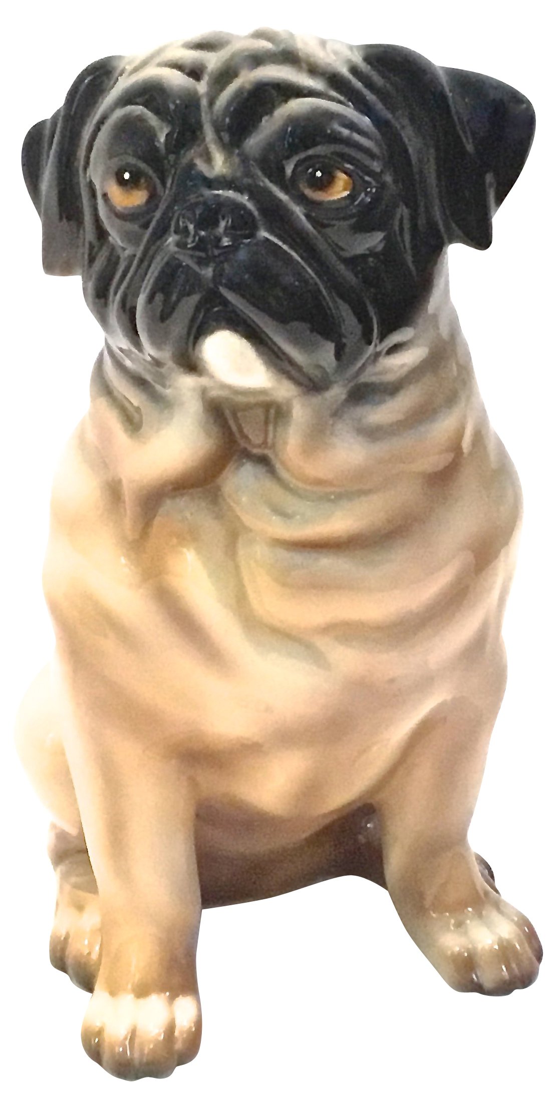 Large Pug Ceramic Figure~P77364975