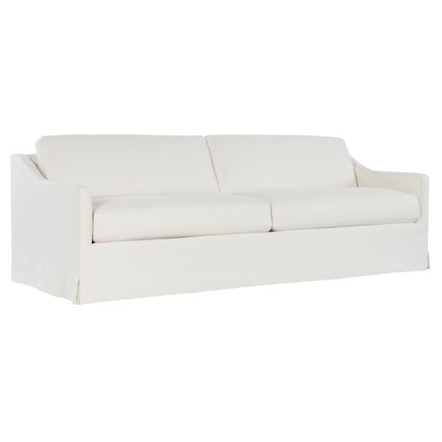Negril Skirted Sofa, Panama Cloud Negril Skirted Sofa, Panama Cloud