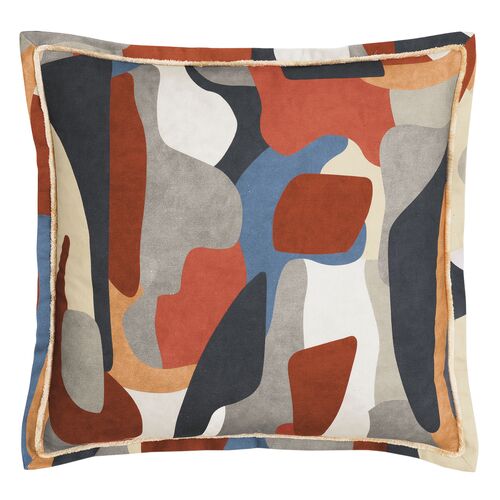 Davy Abstract Pillow, Multi Desert