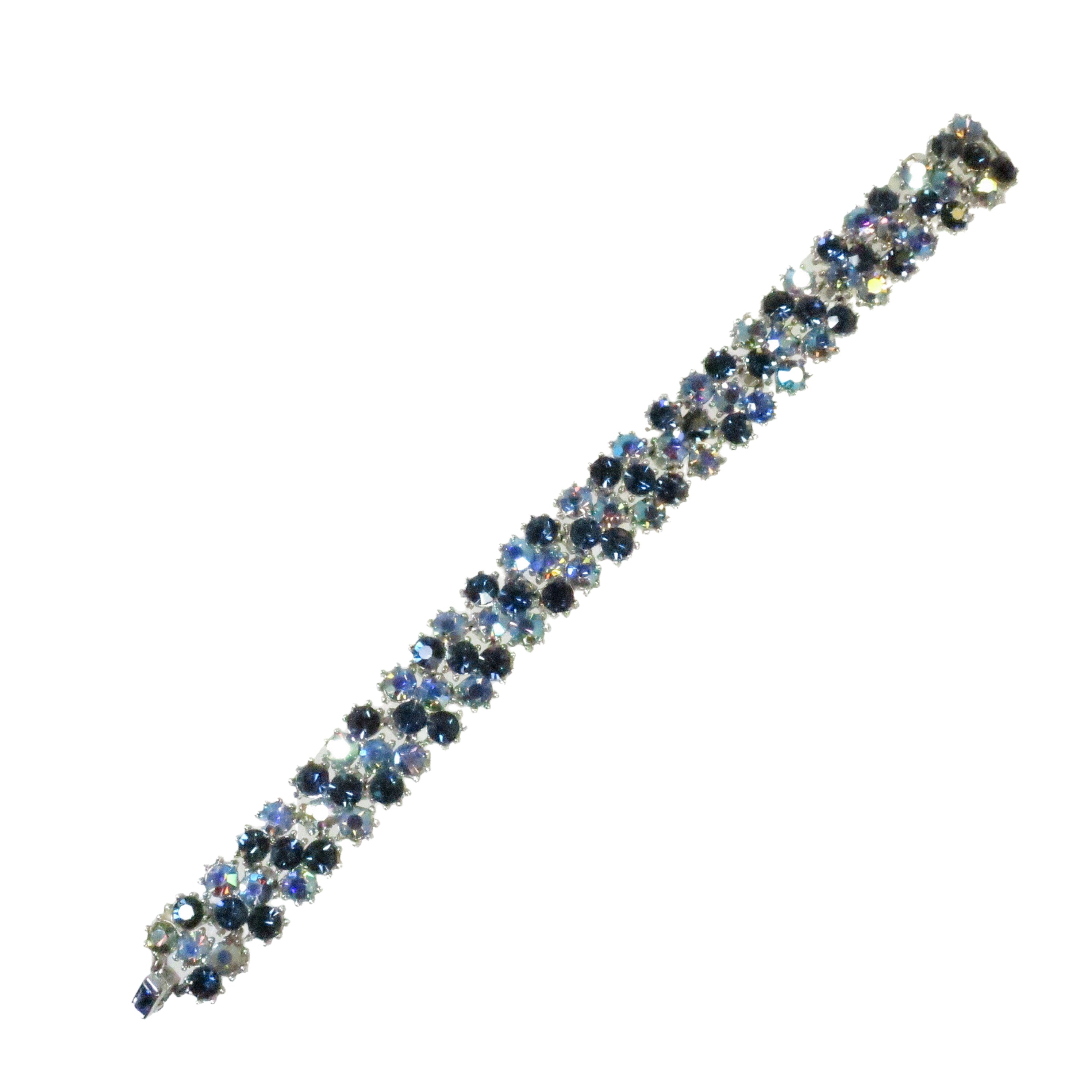 1950s Designer Trifari Sapphire Bracelet~P77665580