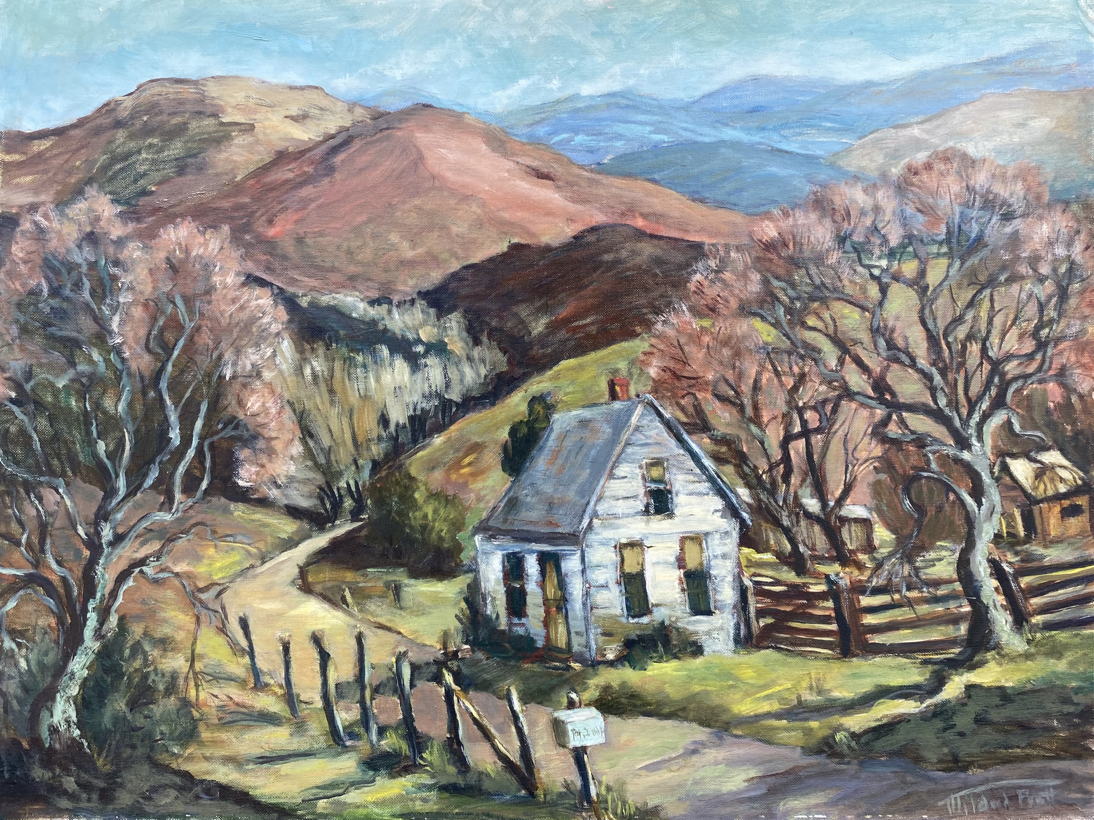 Landscape with Cottage by Mildred Pratt~P77669797