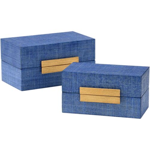 S/2 Raffia Boxes