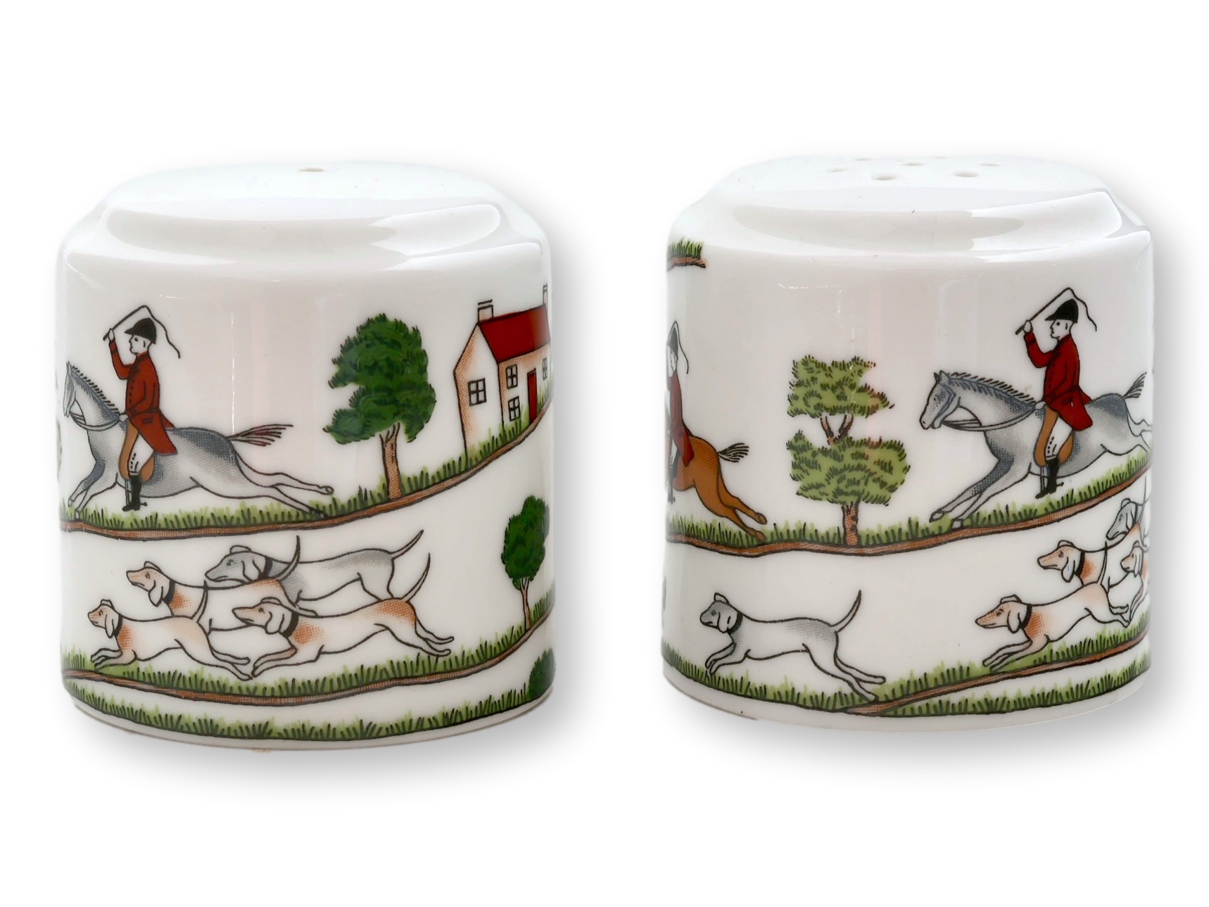 Coalport Hunting Scene Salt & Pepper~P77717225
