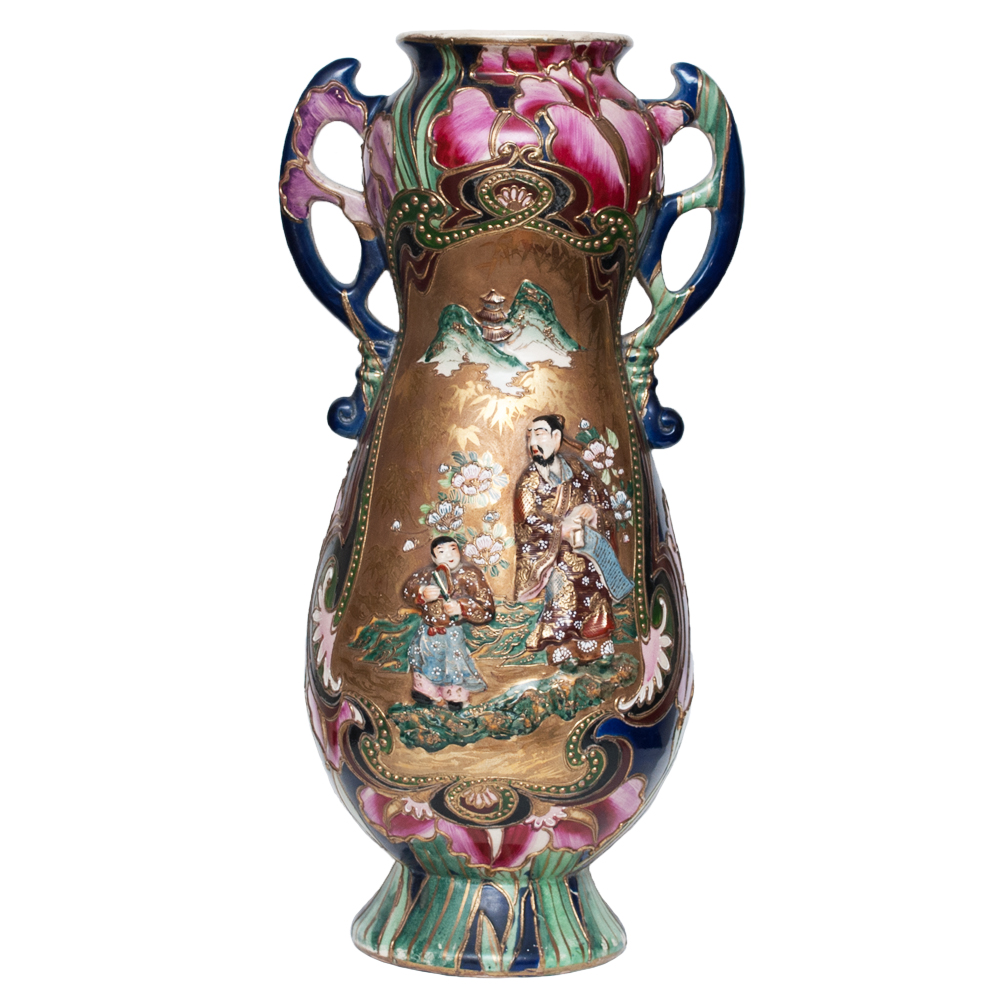 XL Japanese Satsuma Vase, C.1885~P77454796