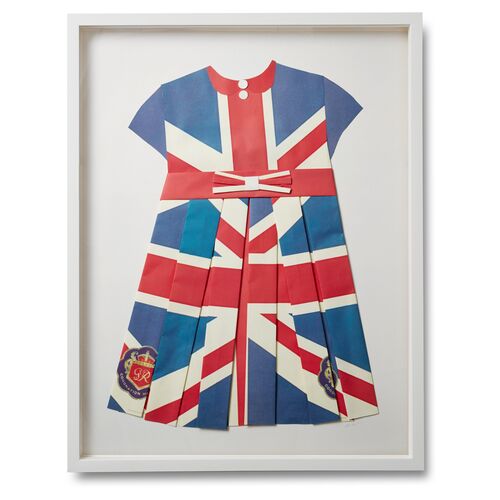 Folded British Flag Dress~P76717596