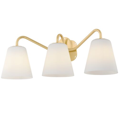 Ellure 3-Light Bath and Vanity Wall Sconce Ellure 3-Light Bath and Vanity Wall Sconce