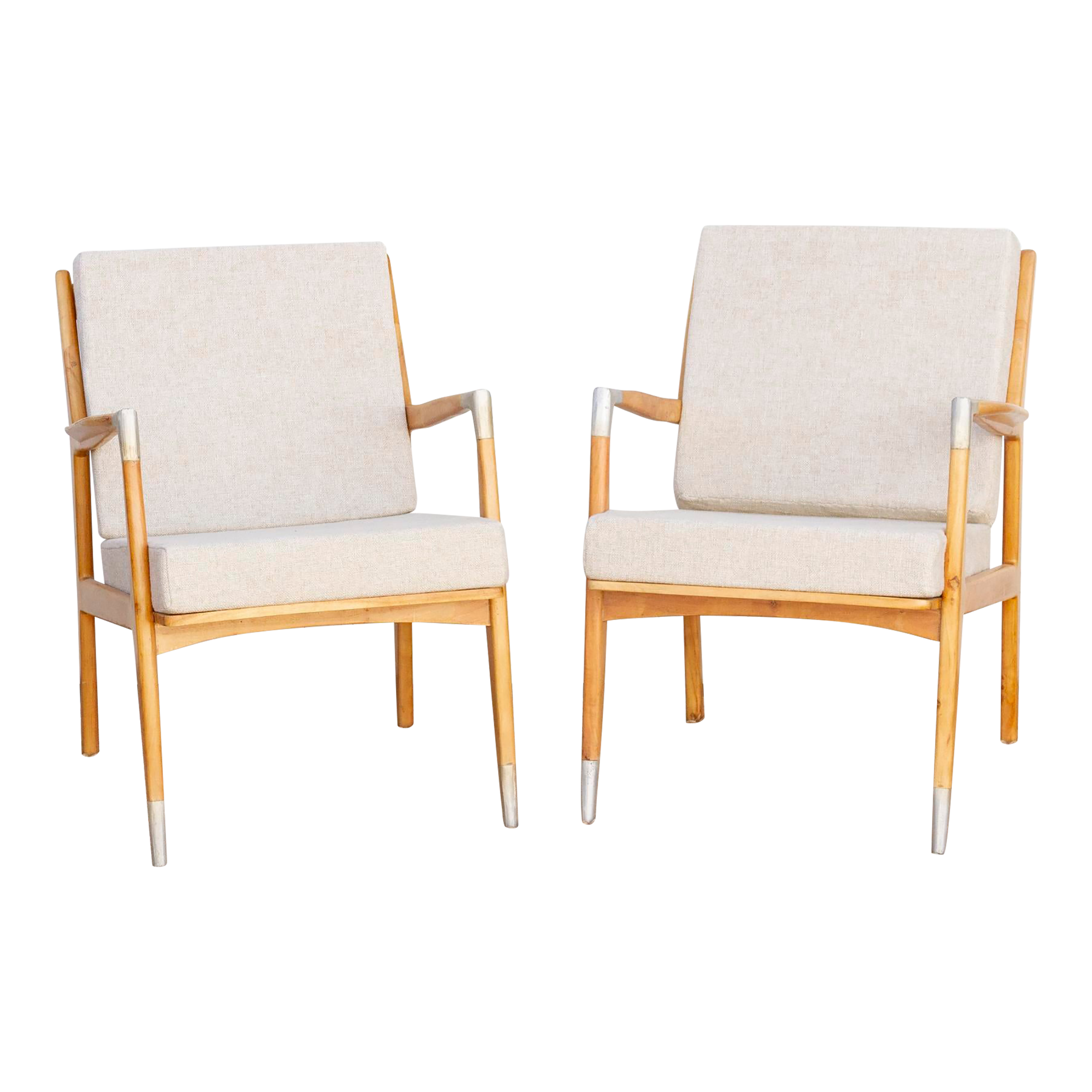 Pair of Mid-Century Style Club Chairs~P77698733
