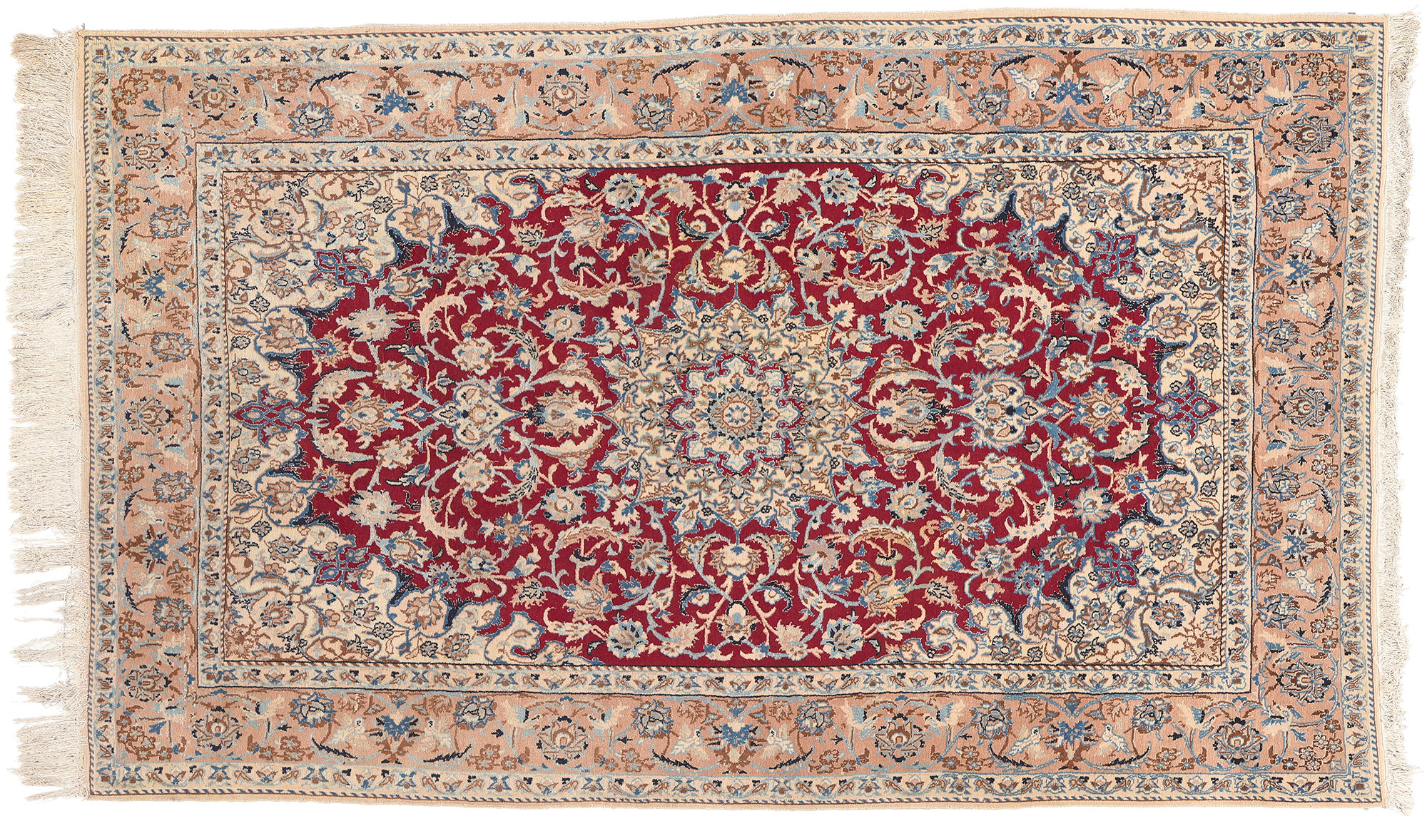 Vintage Persian Nain Rug, 4'11 x 7'11~P77687754