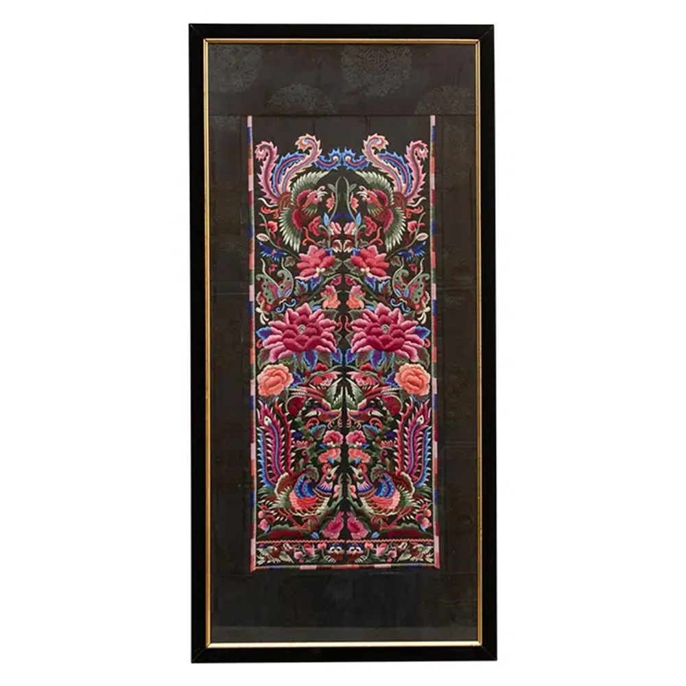 Birds of Paradise Antique Embroidery~P77719126