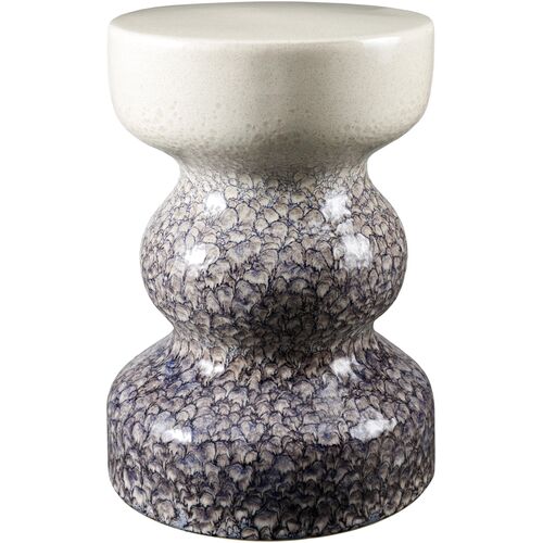 Roswyn 18" Patterned Ceramic Garden Stool