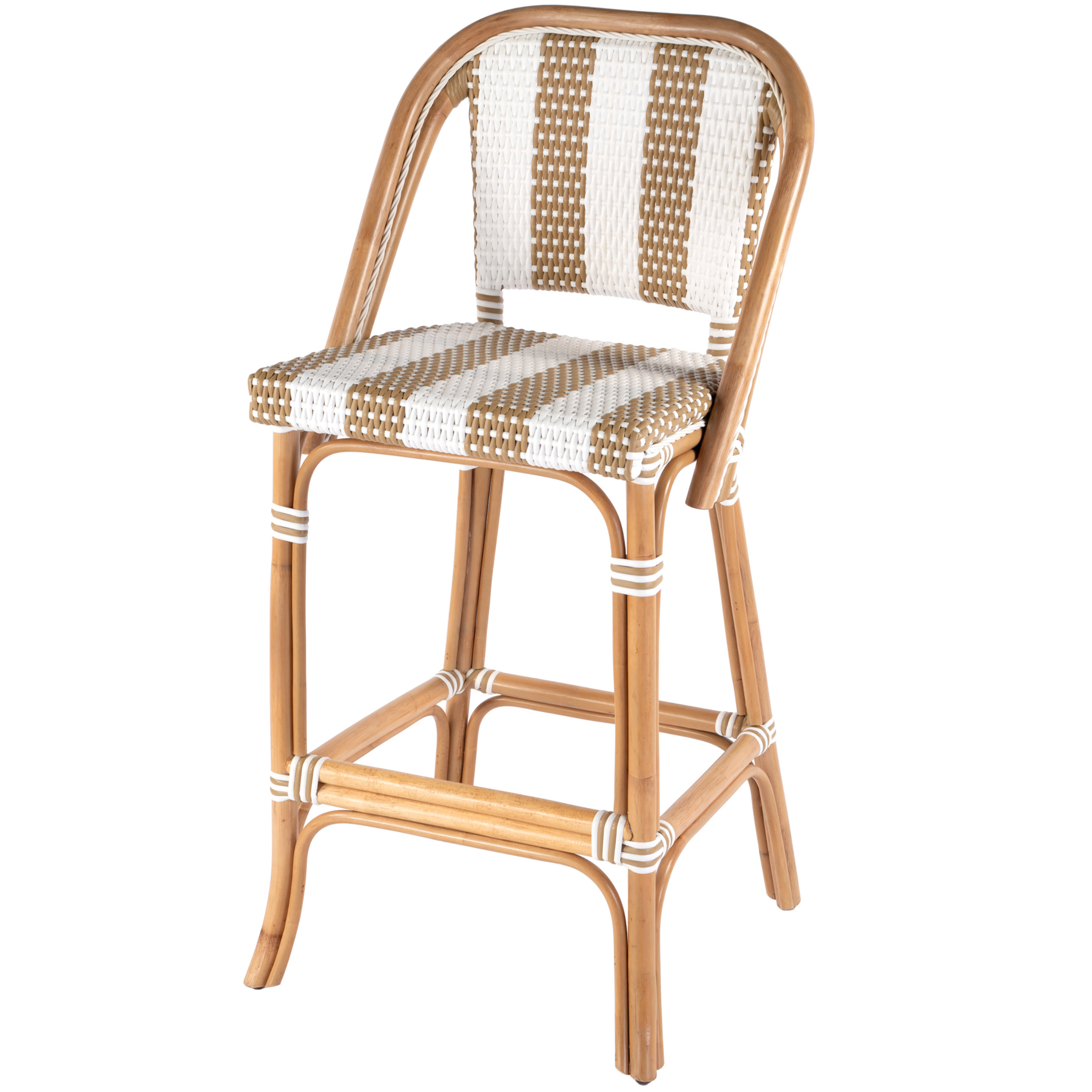 Clementine Rattan Bar Stool