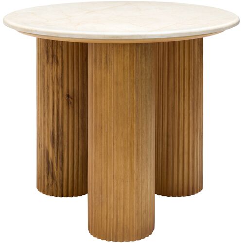 Kingswood End Table, Ivory/Beige Kingswood End Table, Ivory/Beige