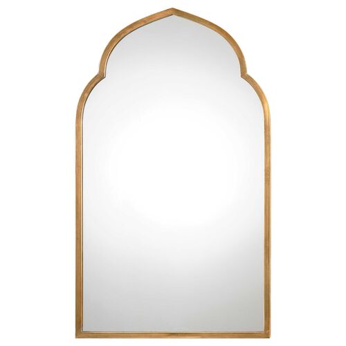 Arch Wall Mirror, Gold~P44005603