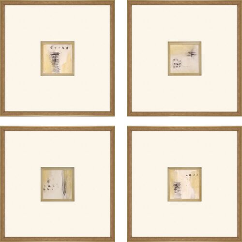 S/4 Abstract Ink Study Framed Artwork S/4 Abstract Ink Study Framed Artwork