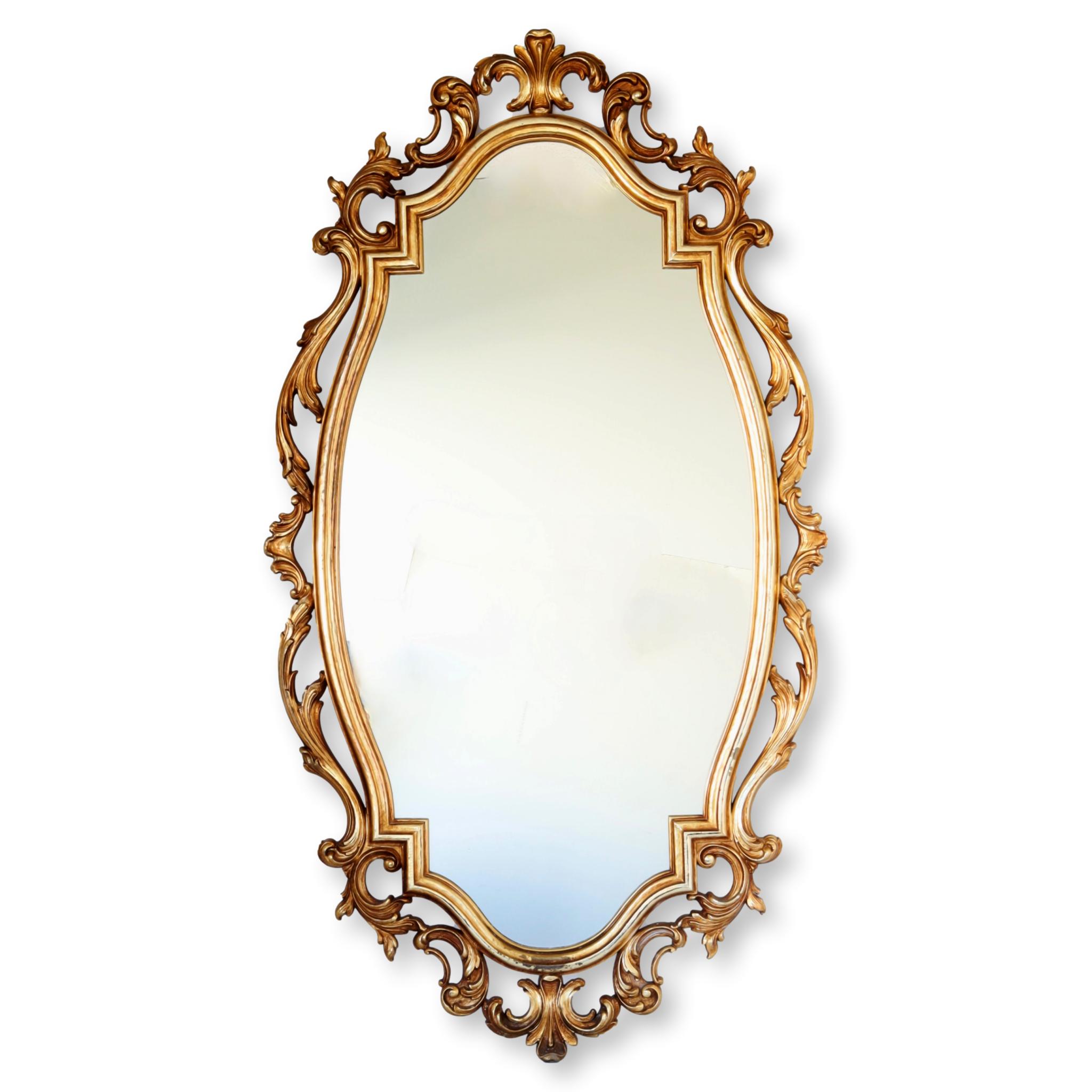 Midcentury Syroco Baroque Wall Mirror~P77660363