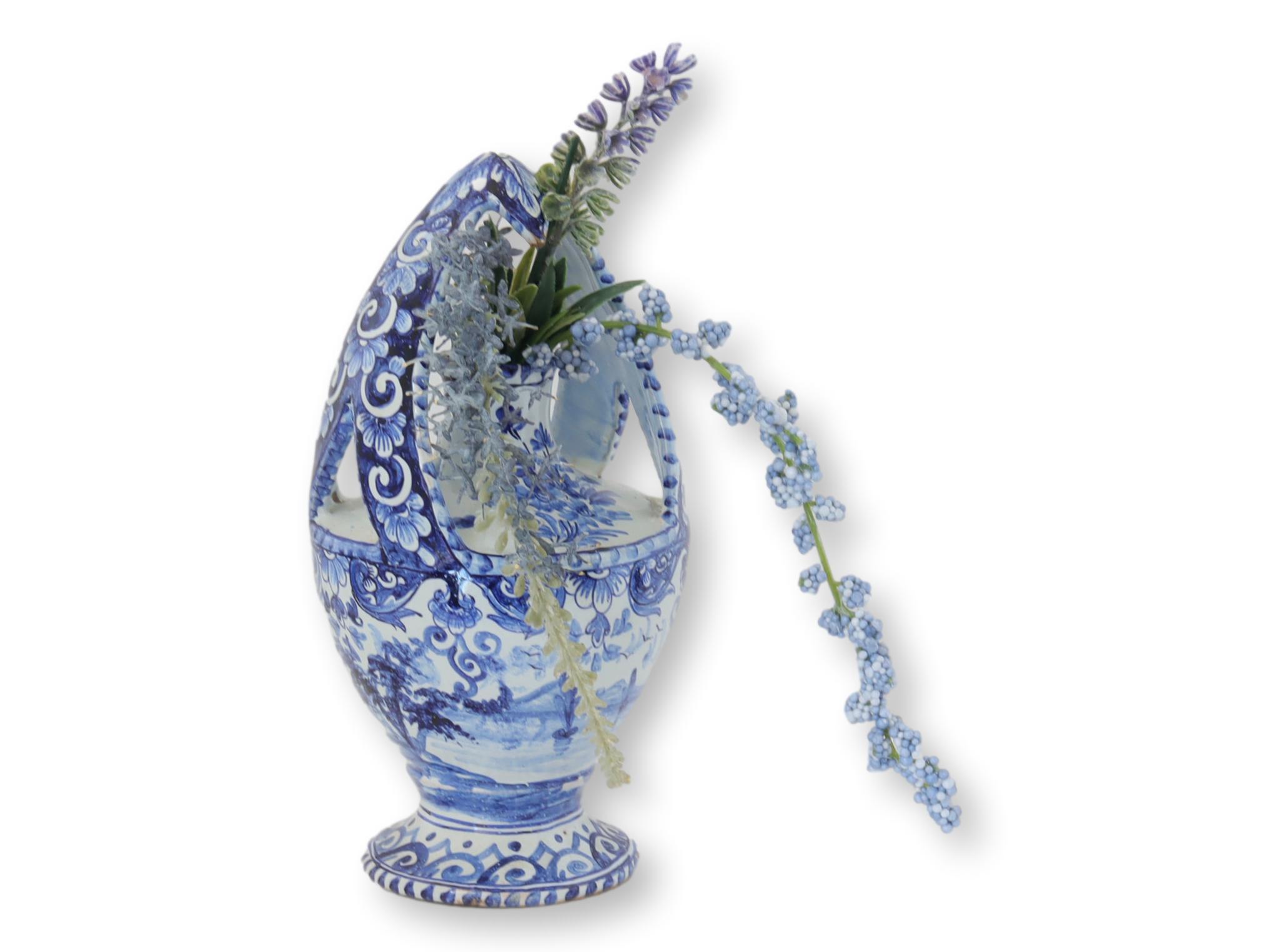 Delft Blue Ceramic Ornamental Vase~P77681907