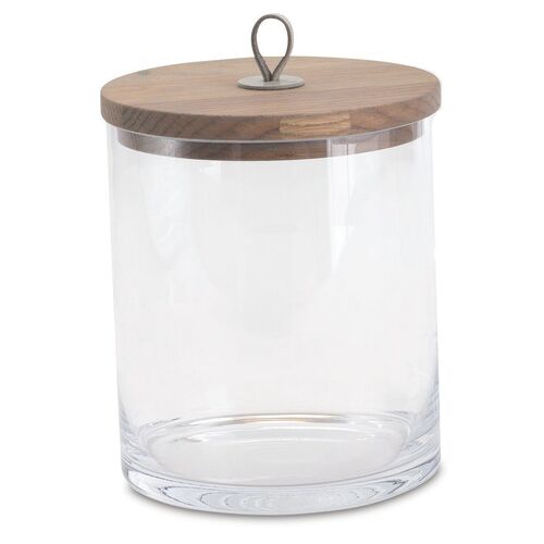 Rustic Canister, Clear/Umber~P77338037