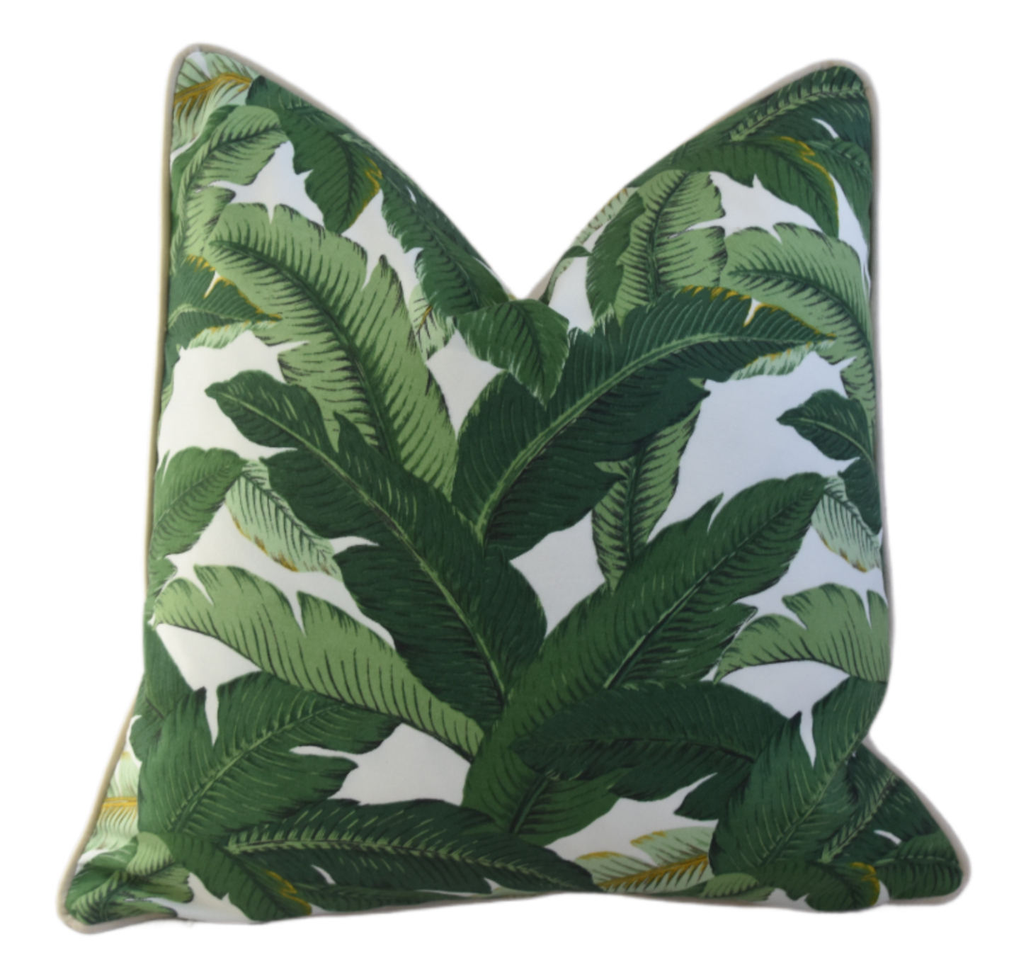 Tropical Iconic Banana Leaf Pillow~P77740937