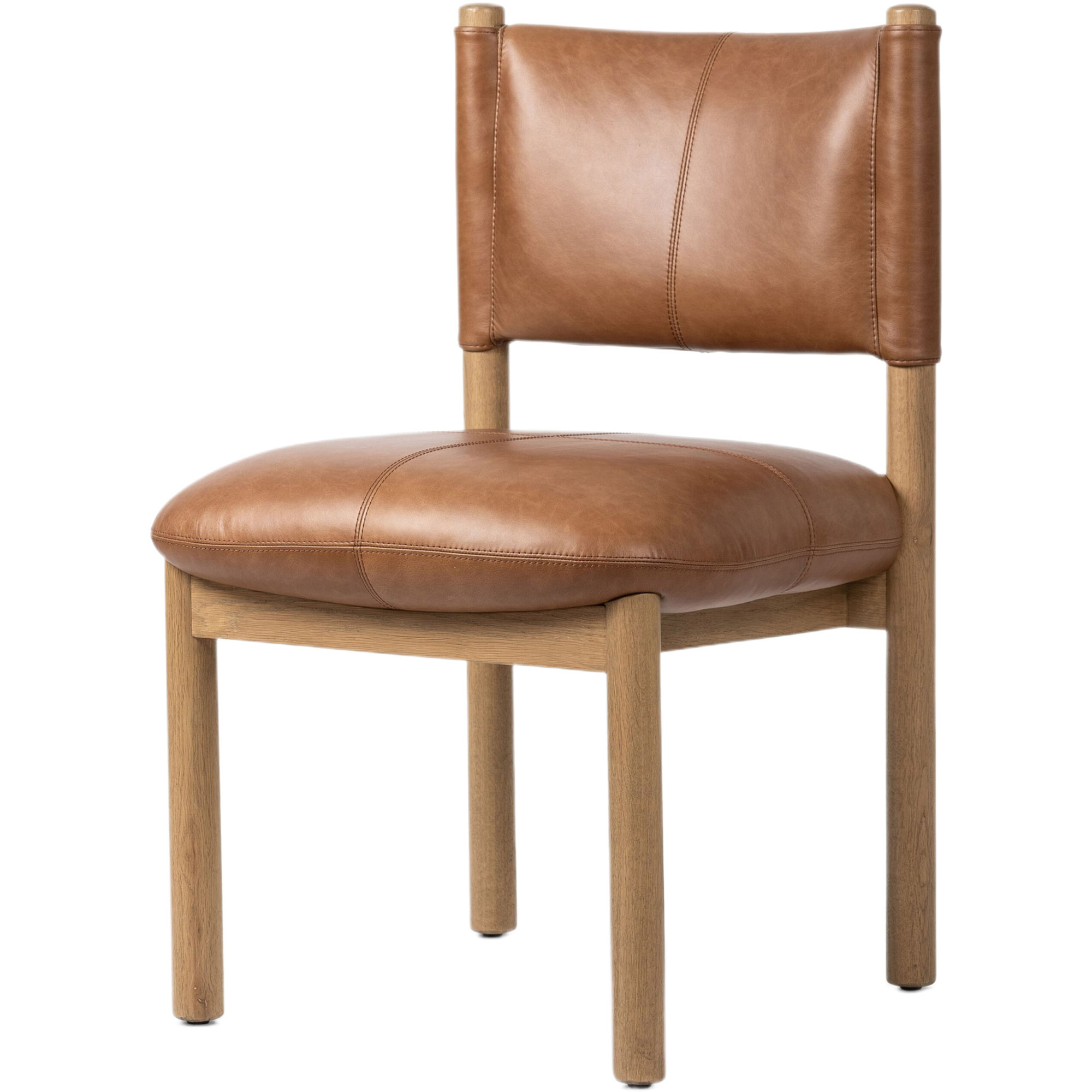 Cyxelle Dining Chair, Sonoma Chestnut, Top Grain Leather