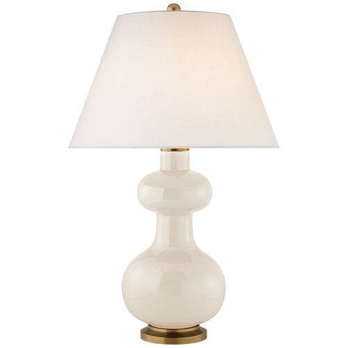 Chambers Medium Table Lamp, Ivory