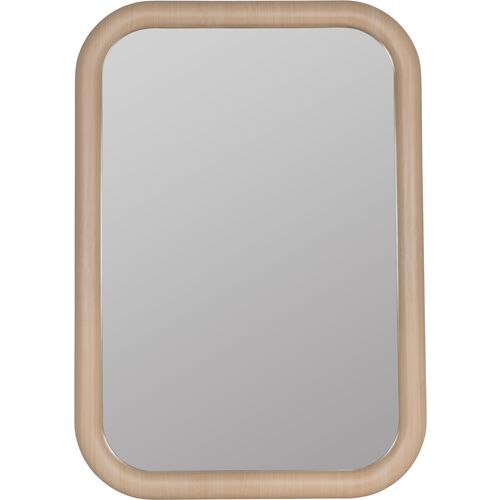 Kiki Wall Mirror, Light Maple