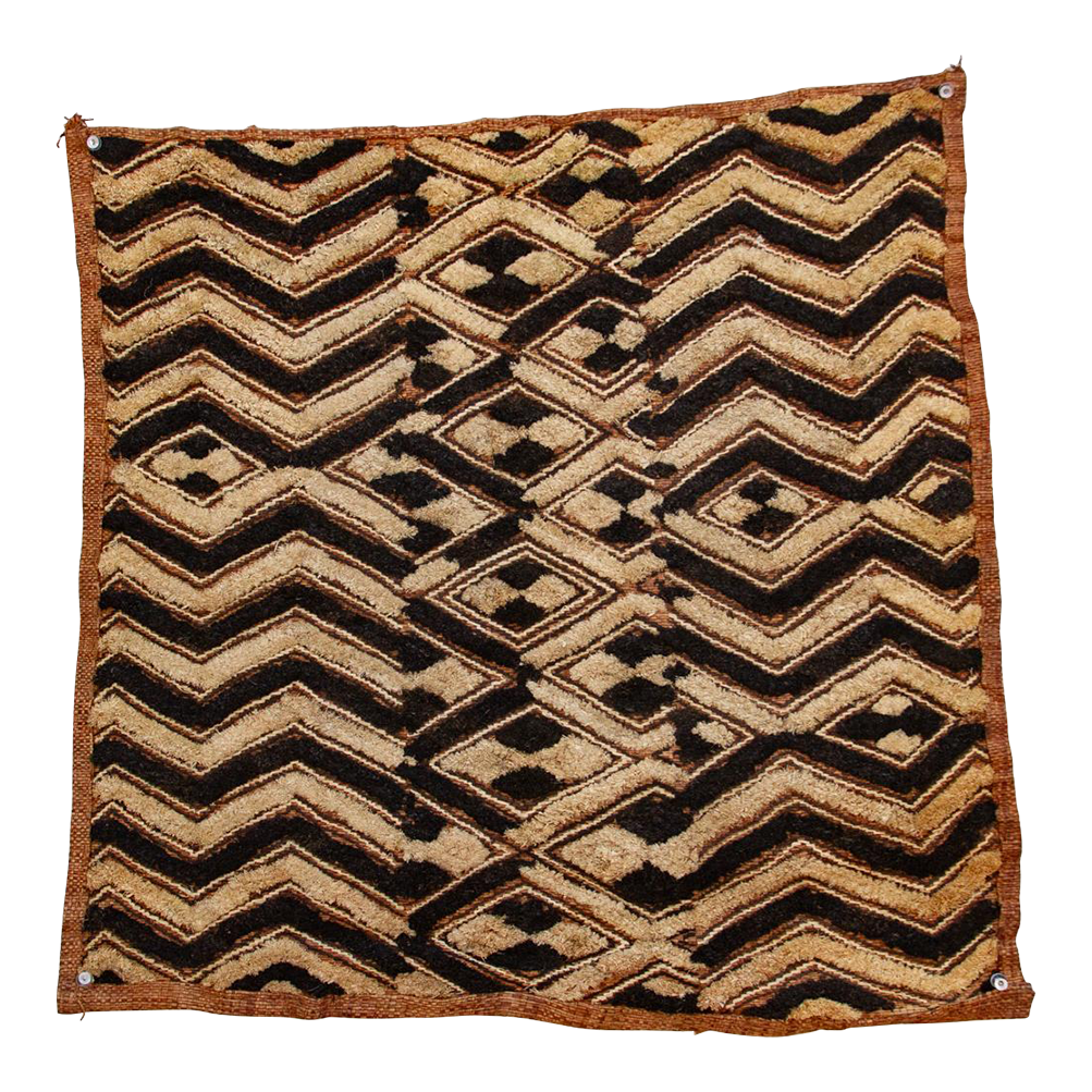 Earth Tones African Kuba Cloth Panel~P77703508