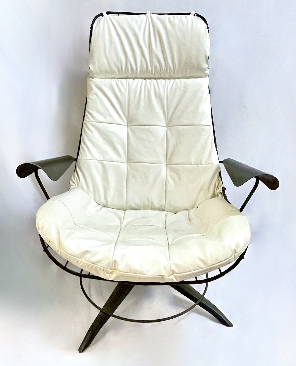 MCM Steel & Patent Leather Chair~P77681774