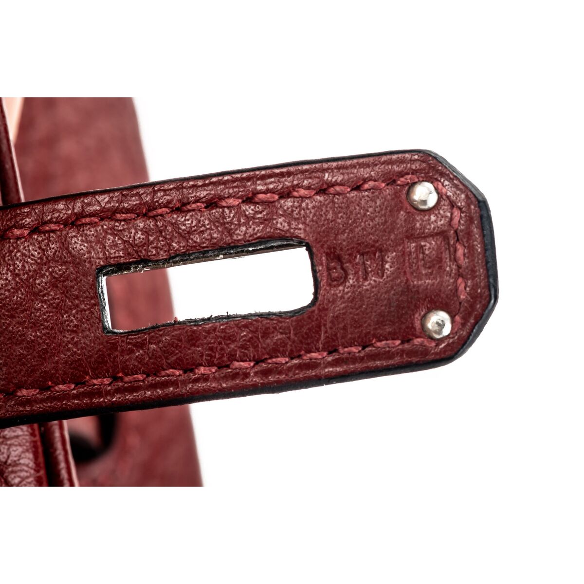 Hermes Birkin 35 Rouge Casaque Clemence Palladium Hardware #R - Vendome  Monte Carlo