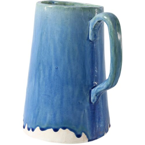 Drip Pitcher, Blue-Green
