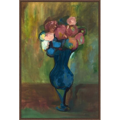 Bouquet in Blue II Painting by Maelani Blue Bouquet in Blue II Painting by Maelani Blue