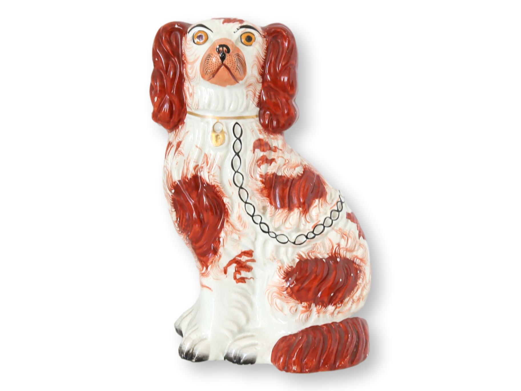 19th-C. Staffordshire Red King Charles~P77674922