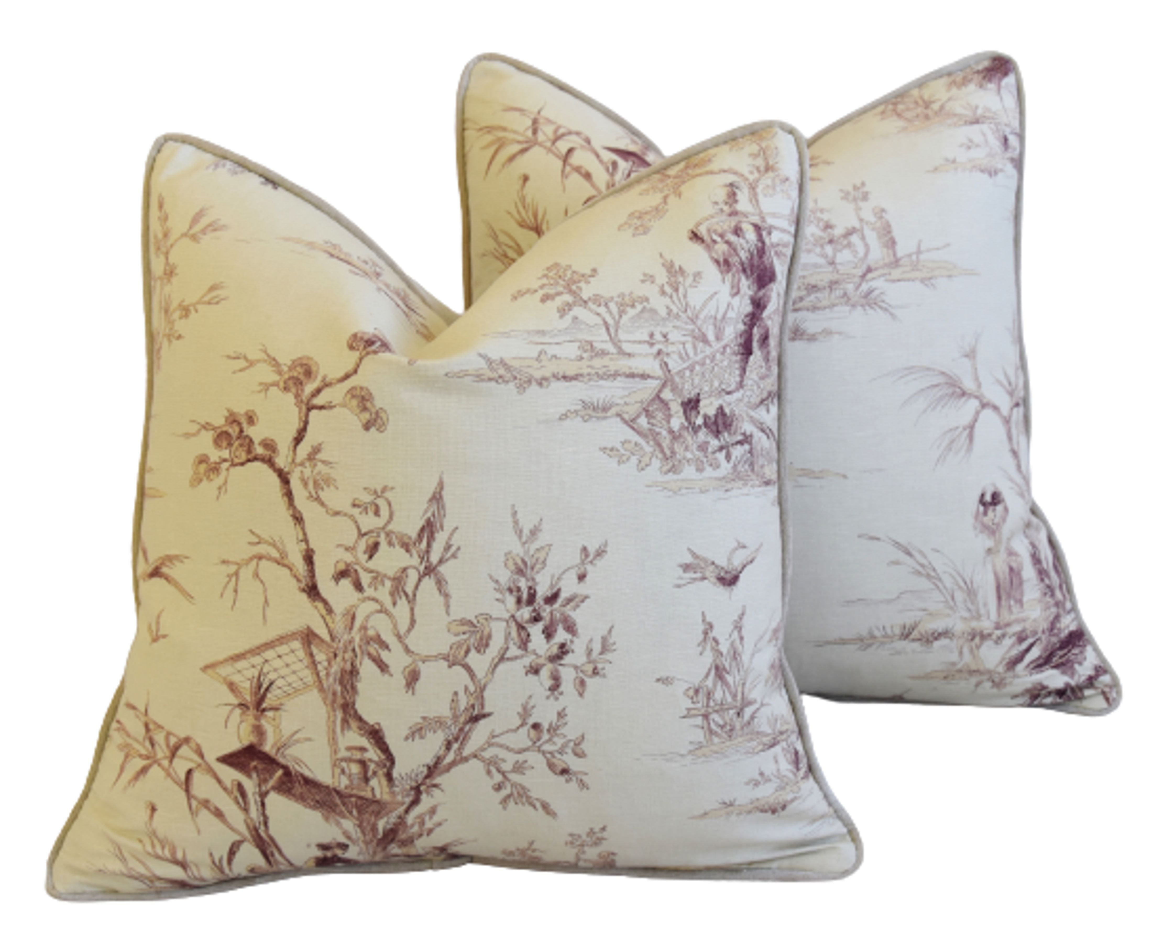Old World Weavers Chinoiserie Pillows Pr~P77618601