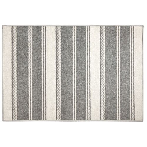 Bowman Stripe Machine Washable Rug Bowman Stripe Machine Washable Rug