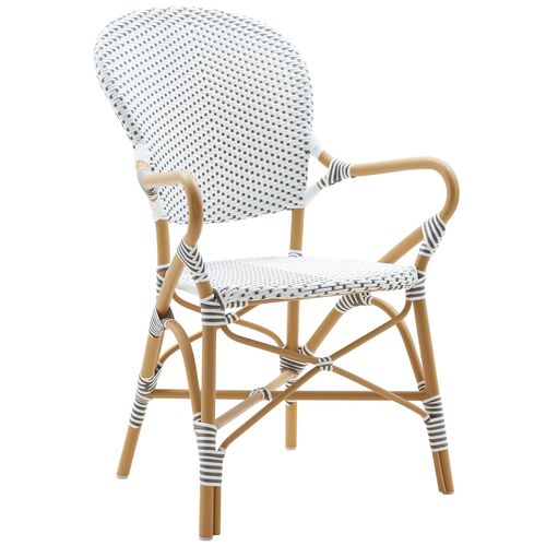 Isabell Outdoor Bistro Armchair, Almond
