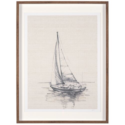 Sailing Days I 31.5" x 41.5" Framed Painting Sailing Days I 31.5" x 41.5" Framed Painting