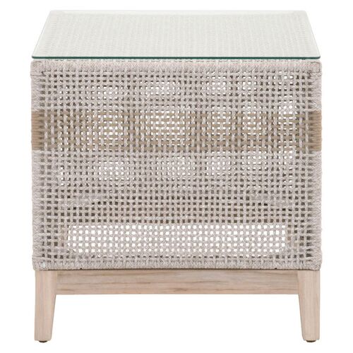 Arras Outdoor Side Table, Taupe~P77567420