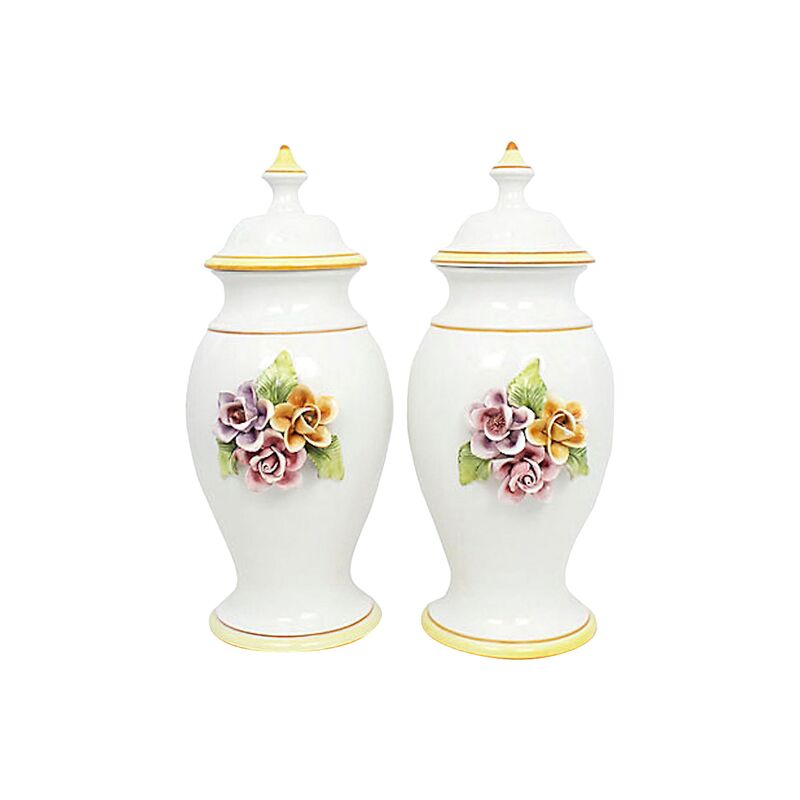 Italian Porcelain Ginger Jars, Pr
