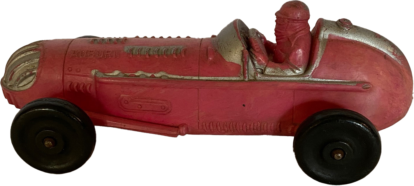 Pink Rubber Race Car~P77610674