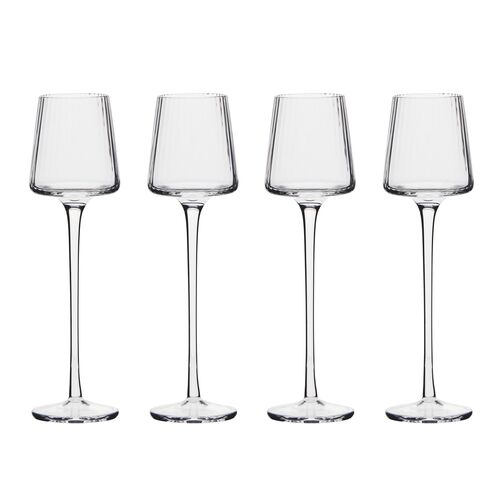 Empire Cordial Glasses, Set of 4 Empire Cordial Glasses, Set of 4